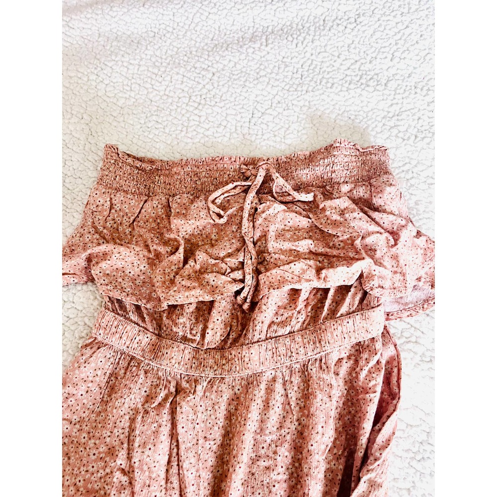 American Eagle PInk Strapless Dress